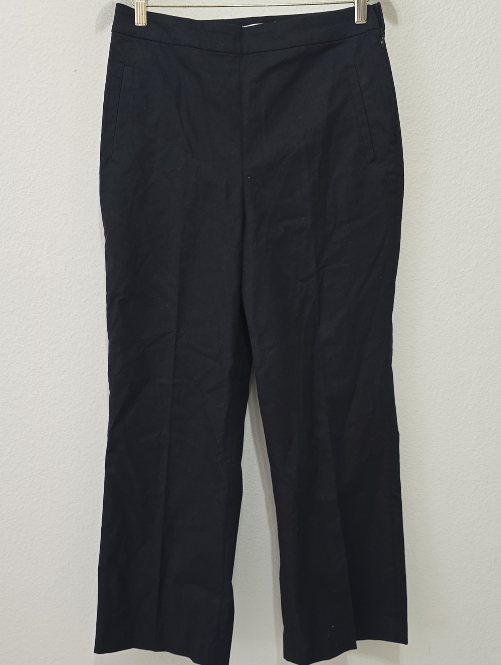 ANN MASHBURN Black Tailored Dress Chinos 6